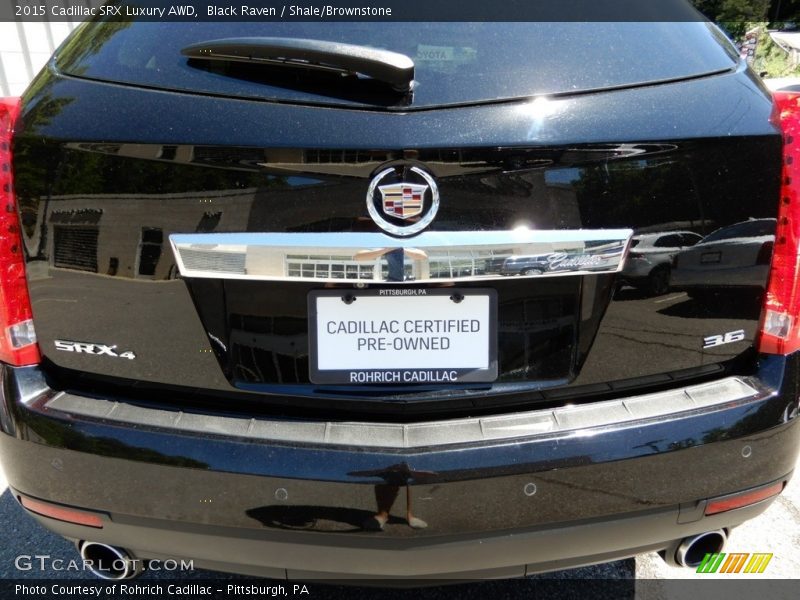 Black Raven / Shale/Brownstone 2015 Cadillac SRX Luxury AWD