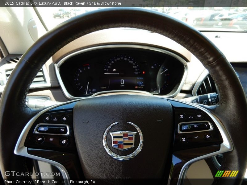 Black Raven / Shale/Brownstone 2015 Cadillac SRX Luxury AWD