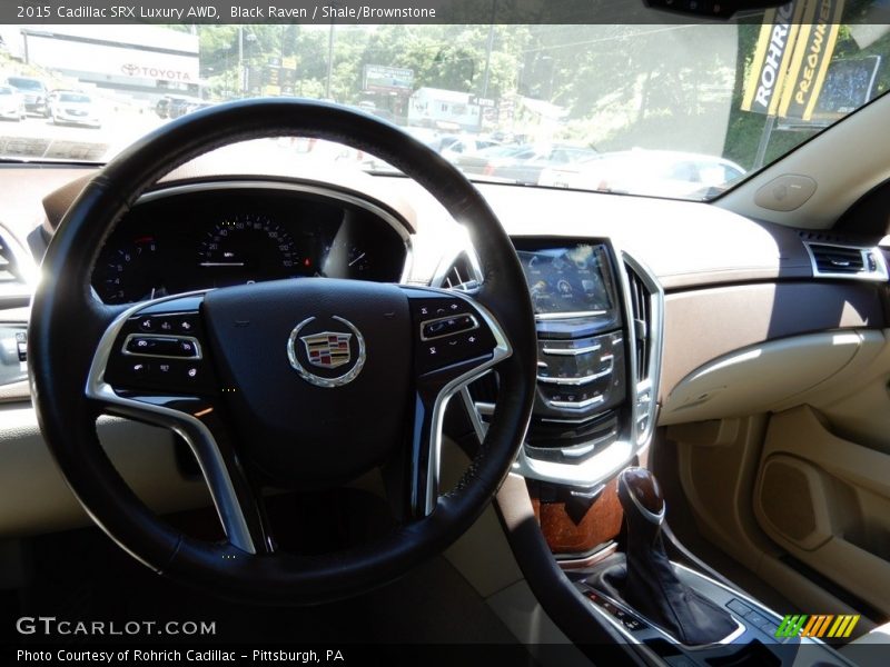 Black Raven / Shale/Brownstone 2015 Cadillac SRX Luxury AWD