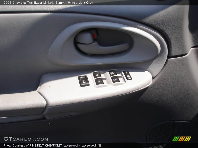 Summit White / Light Gray 2008 Chevrolet TrailBlazer LS 4x4