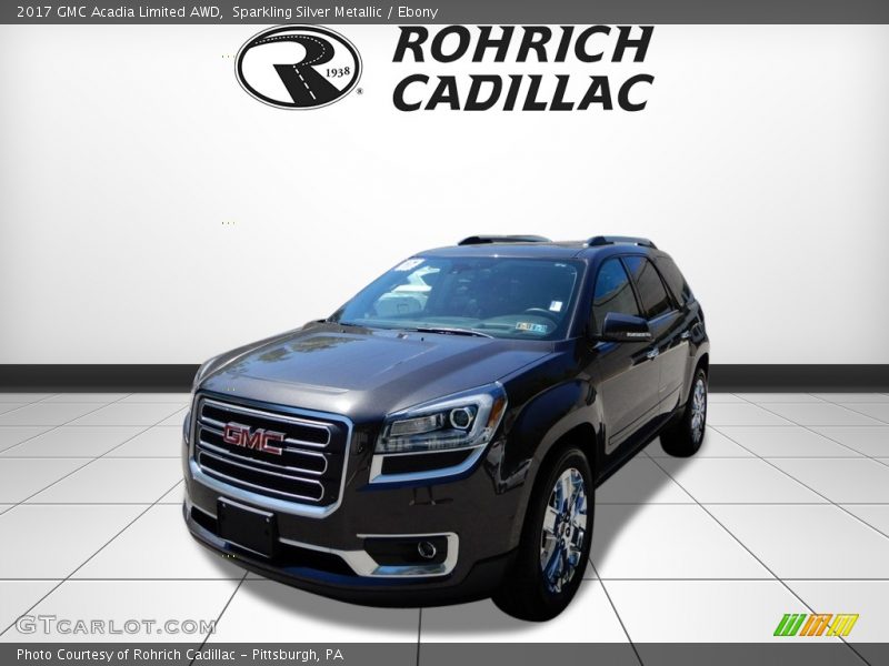 Sparkling Silver Metallic / Ebony 2017 GMC Acadia Limited AWD