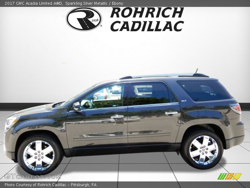 Sparkling Silver Metallic / Ebony 2017 GMC Acadia Limited AWD