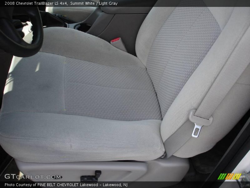 Summit White / Light Gray 2008 Chevrolet TrailBlazer LS 4x4