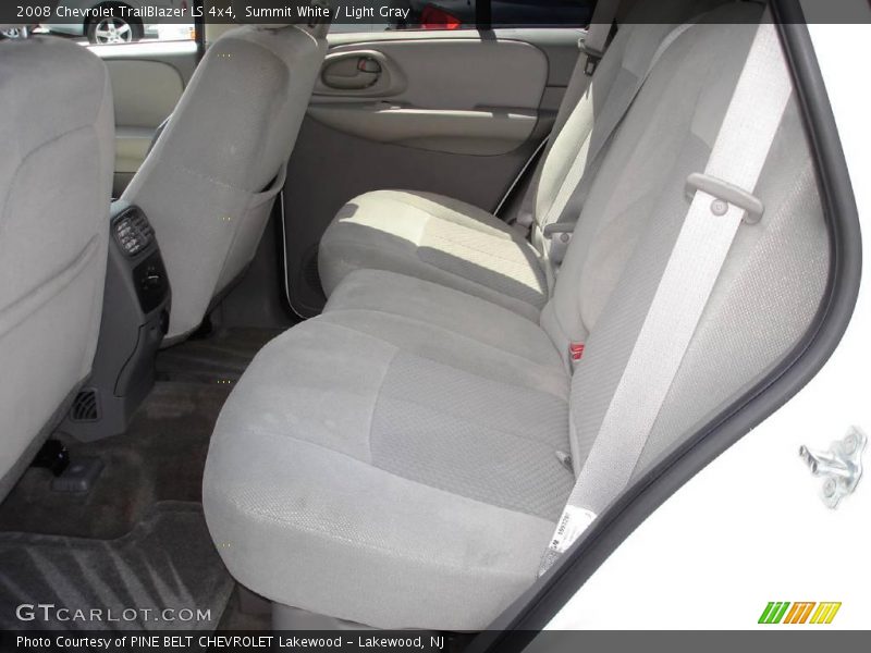 Summit White / Light Gray 2008 Chevrolet TrailBlazer LS 4x4