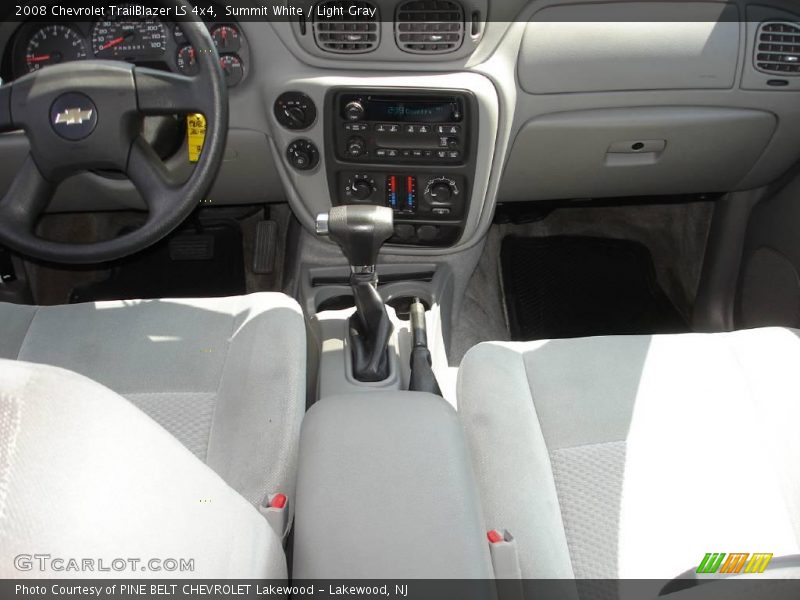 Summit White / Light Gray 2008 Chevrolet TrailBlazer LS 4x4