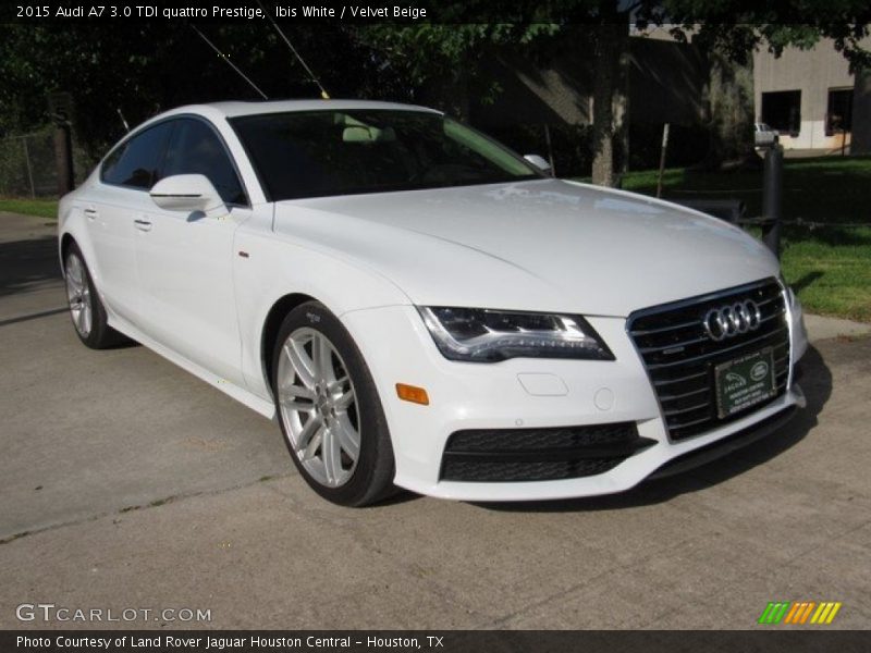 Ibis White / Velvet Beige 2015 Audi A7 3.0 TDI quattro Prestige