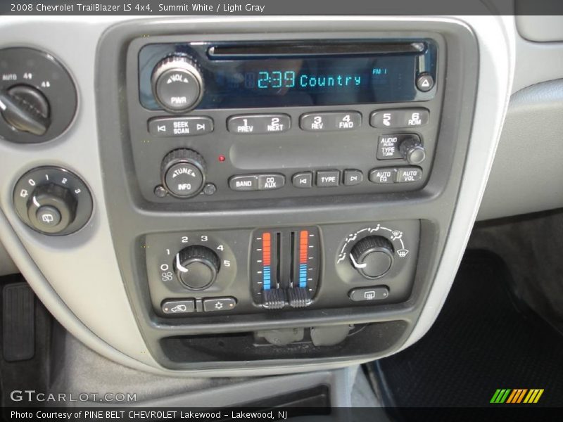 Summit White / Light Gray 2008 Chevrolet TrailBlazer LS 4x4