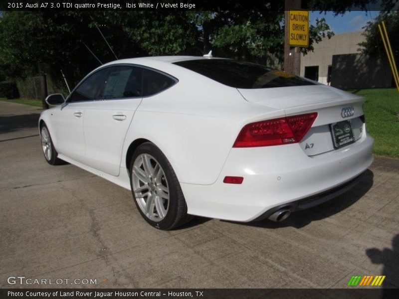 Ibis White / Velvet Beige 2015 Audi A7 3.0 TDI quattro Prestige