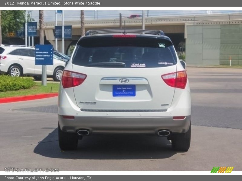 Stone White / Saddle 2012 Hyundai Veracruz Limited