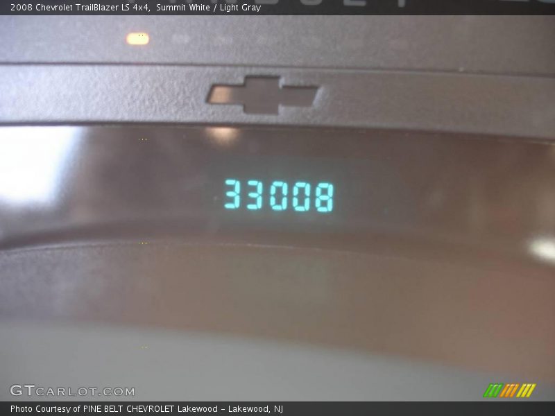 Summit White / Light Gray 2008 Chevrolet TrailBlazer LS 4x4