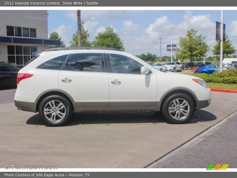 Stone White / Saddle 2012 Hyundai Veracruz Limited