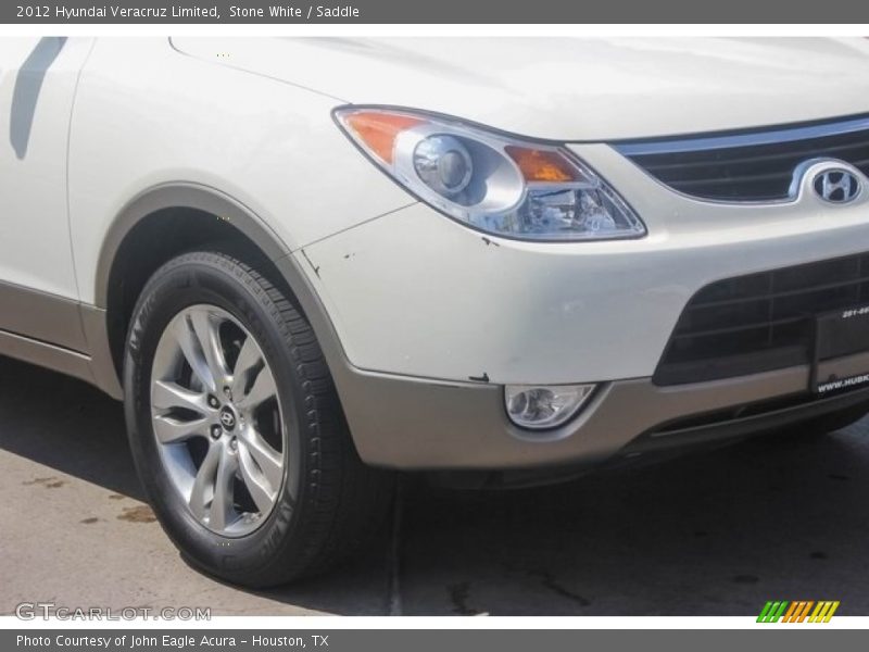 Stone White / Saddle 2012 Hyundai Veracruz Limited