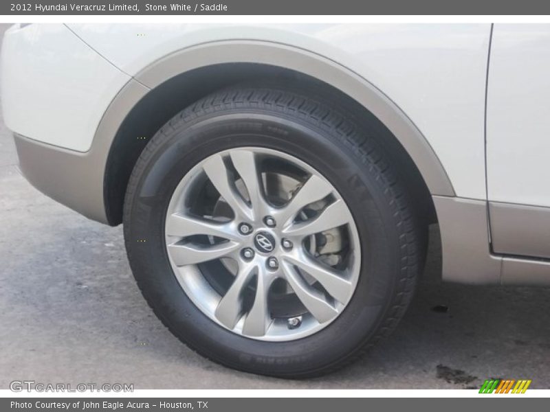 Stone White / Saddle 2012 Hyundai Veracruz Limited