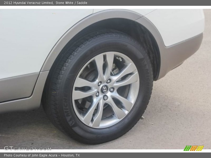 Stone White / Saddle 2012 Hyundai Veracruz Limited