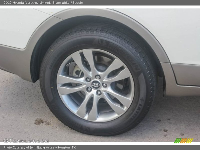 Stone White / Saddle 2012 Hyundai Veracruz Limited