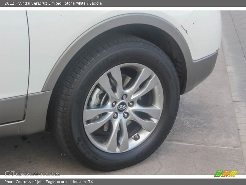 Stone White / Saddle 2012 Hyundai Veracruz Limited