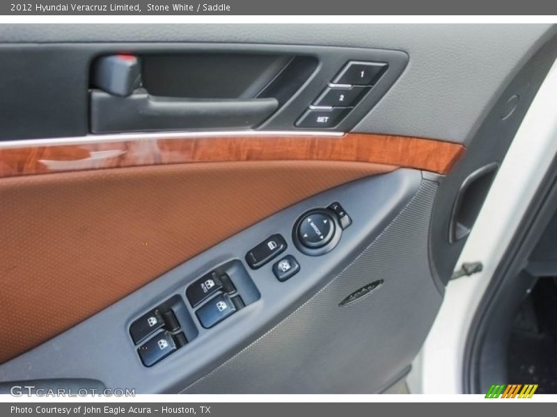 Stone White / Saddle 2012 Hyundai Veracruz Limited