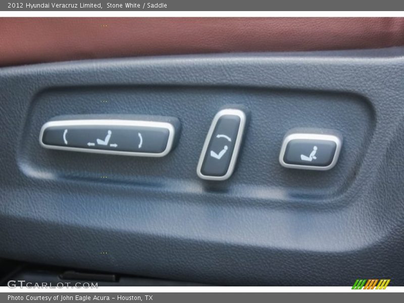 Stone White / Saddle 2012 Hyundai Veracruz Limited
