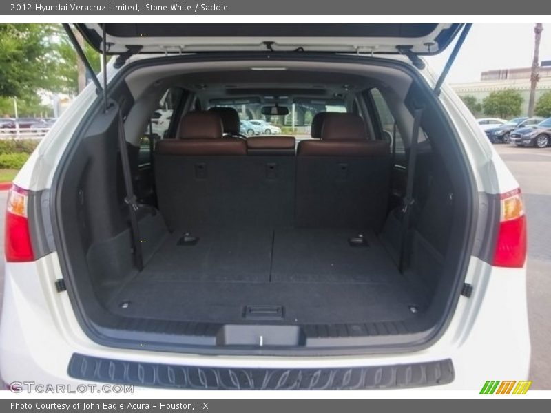 Stone White / Saddle 2012 Hyundai Veracruz Limited