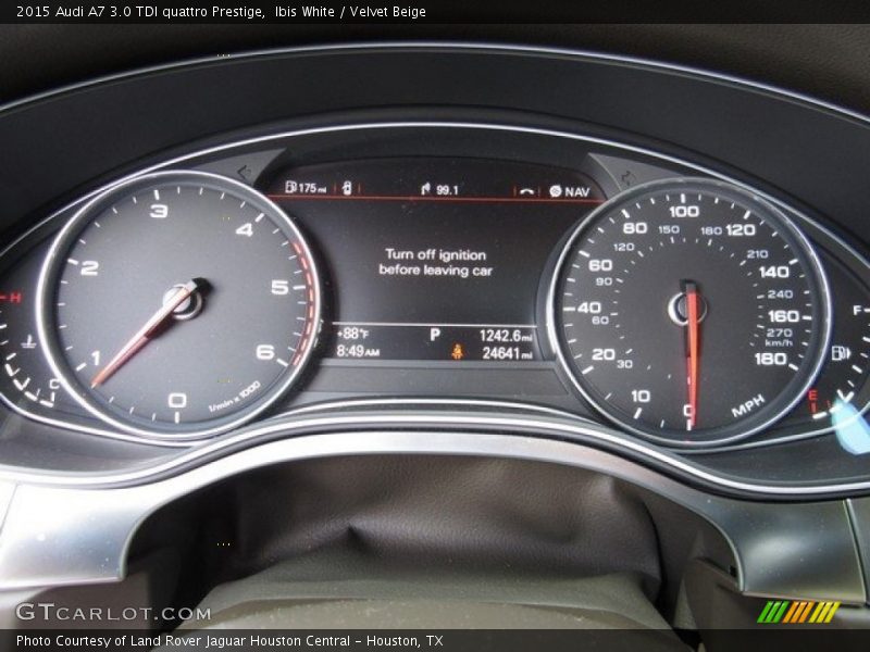  2015 A7 3.0 TDI quattro Prestige 3.0 TDI quattro Prestige Gauges