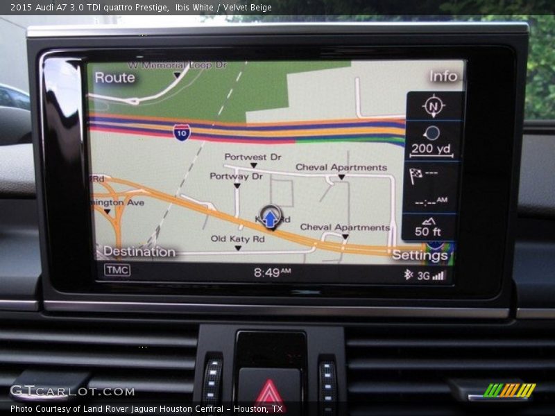 Navigation of 2015 A7 3.0 TDI quattro Prestige