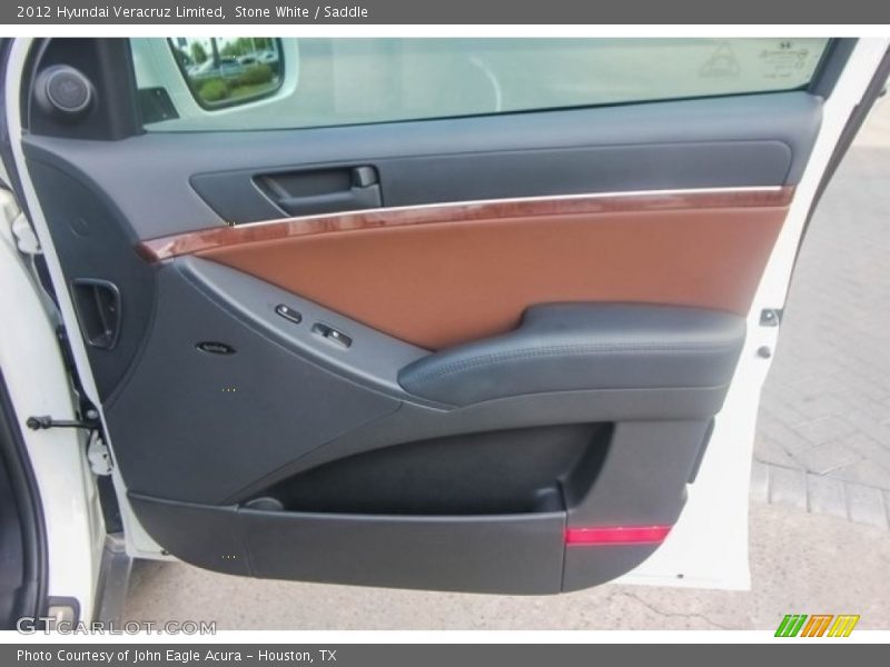 Stone White / Saddle 2012 Hyundai Veracruz Limited