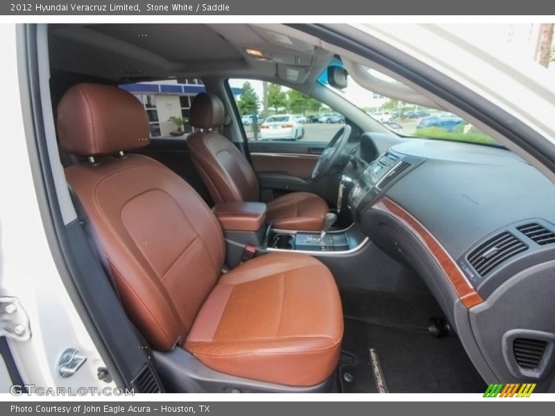 Stone White / Saddle 2012 Hyundai Veracruz Limited
