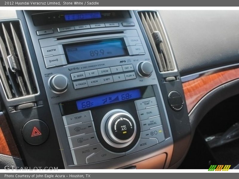 Stone White / Saddle 2012 Hyundai Veracruz Limited