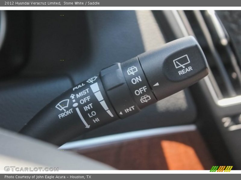 Stone White / Saddle 2012 Hyundai Veracruz Limited
