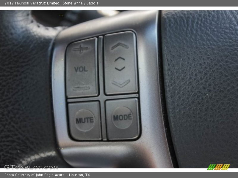 Stone White / Saddle 2012 Hyundai Veracruz Limited