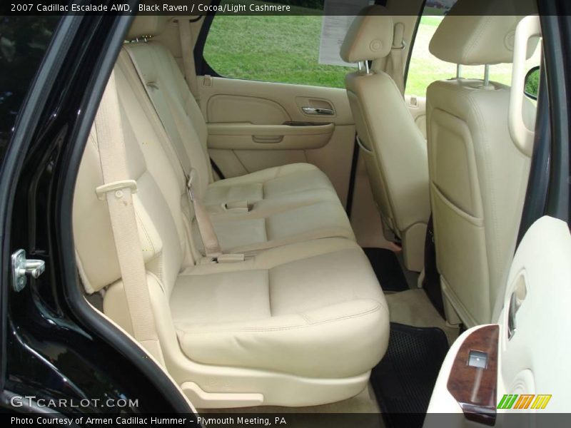 Black Raven / Cocoa/Light Cashmere 2007 Cadillac Escalade AWD