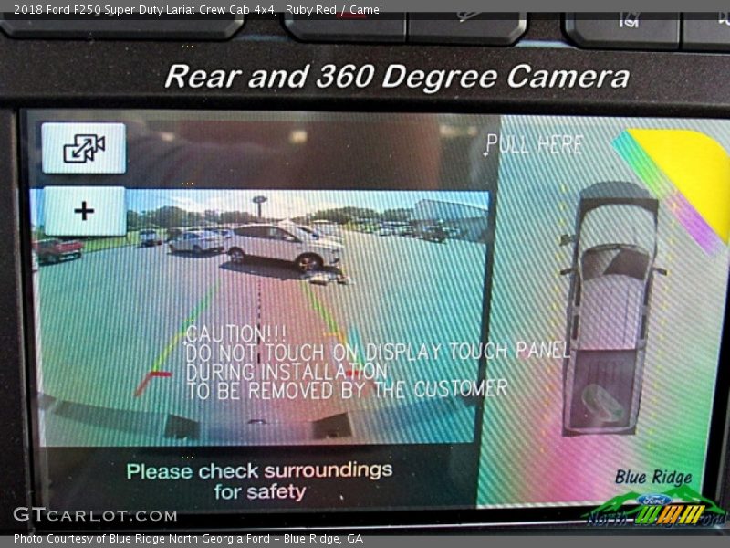 Ruby Red / Camel 2018 Ford F250 Super Duty Lariat Crew Cab 4x4