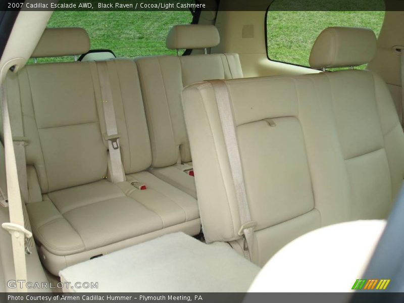 Black Raven / Cocoa/Light Cashmere 2007 Cadillac Escalade AWD