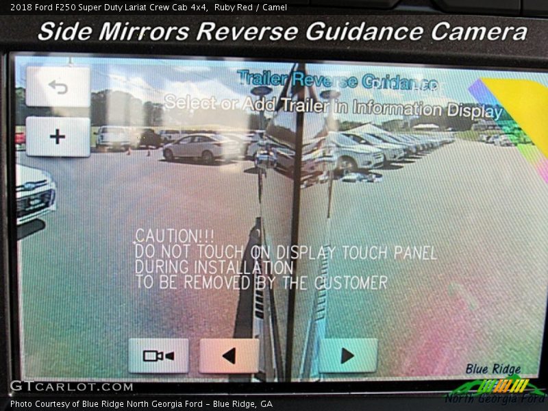 Ruby Red / Camel 2018 Ford F250 Super Duty Lariat Crew Cab 4x4