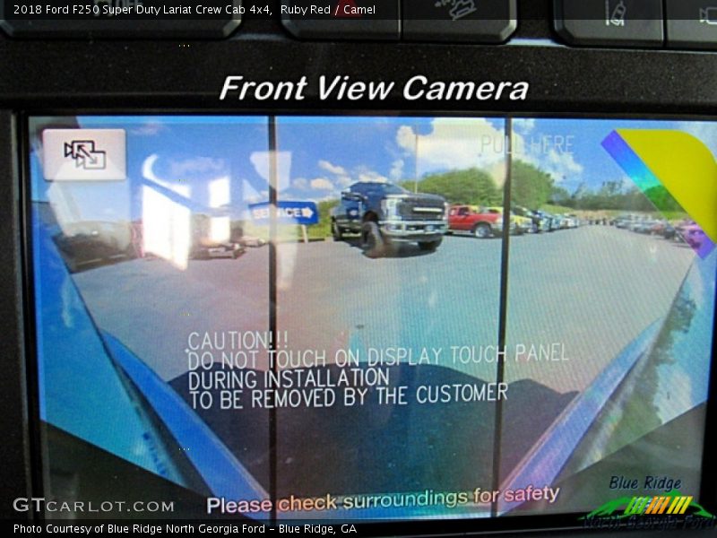 Ruby Red / Camel 2018 Ford F250 Super Duty Lariat Crew Cab 4x4