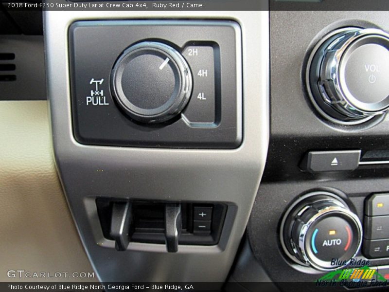 Ruby Red / Camel 2018 Ford F250 Super Duty Lariat Crew Cab 4x4