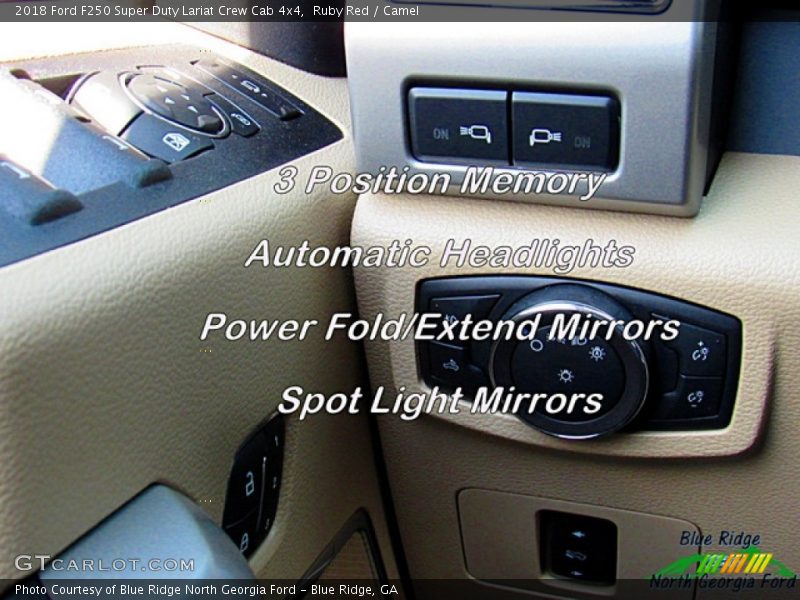 Ruby Red / Camel 2018 Ford F250 Super Duty Lariat Crew Cab 4x4