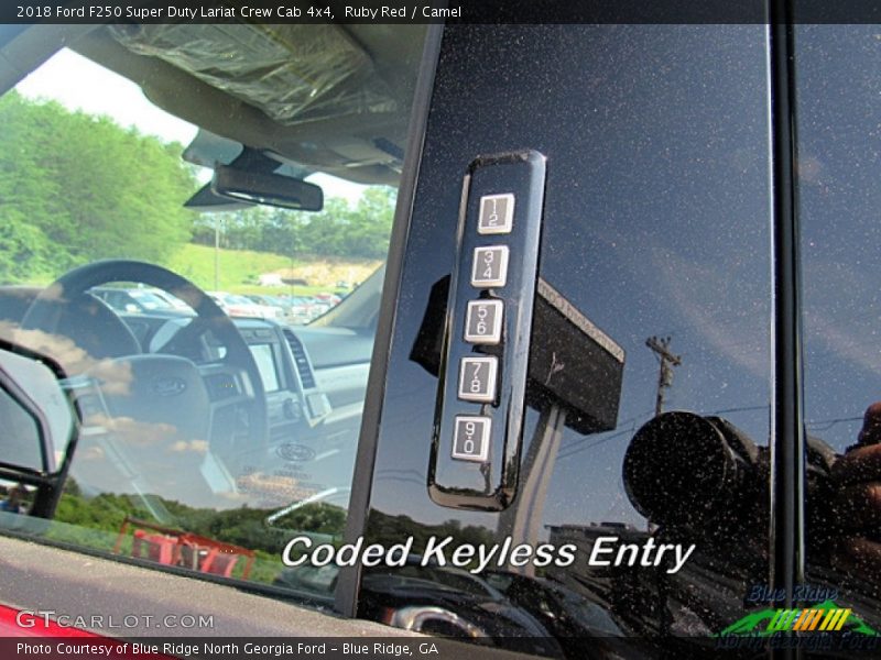 Ruby Red / Camel 2018 Ford F250 Super Duty Lariat Crew Cab 4x4