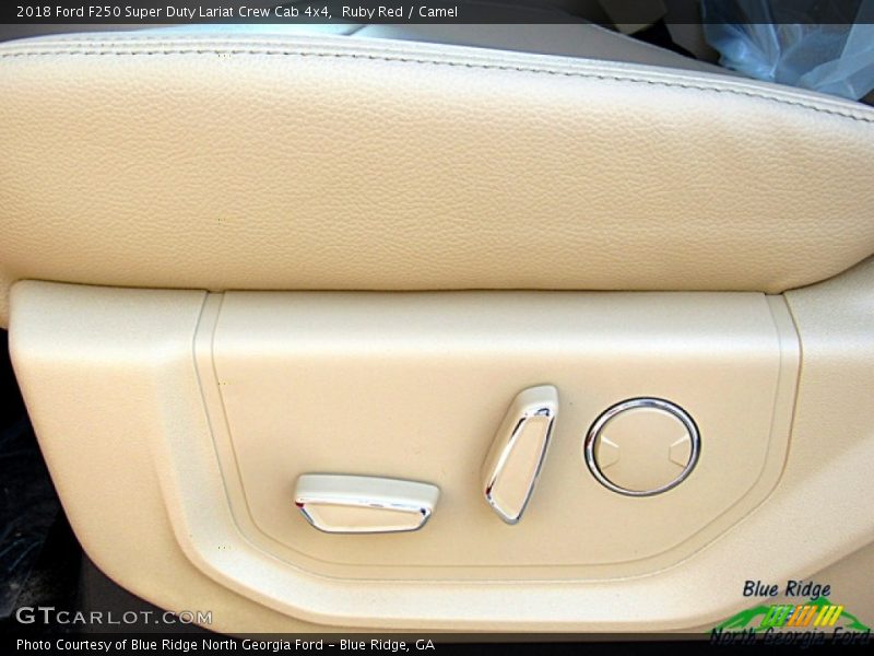 Ruby Red / Camel 2018 Ford F250 Super Duty Lariat Crew Cab 4x4