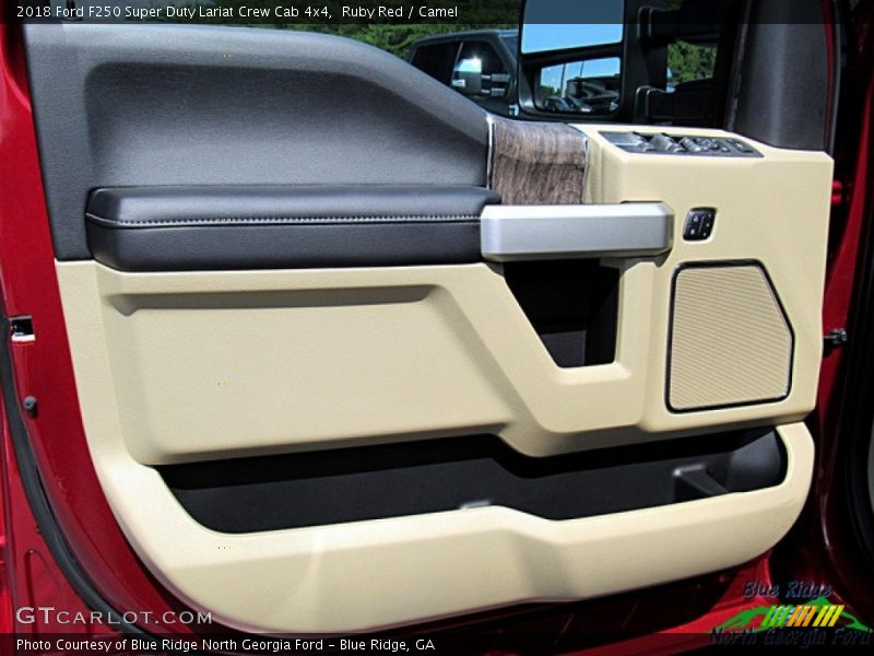 Ruby Red / Camel 2018 Ford F250 Super Duty Lariat Crew Cab 4x4