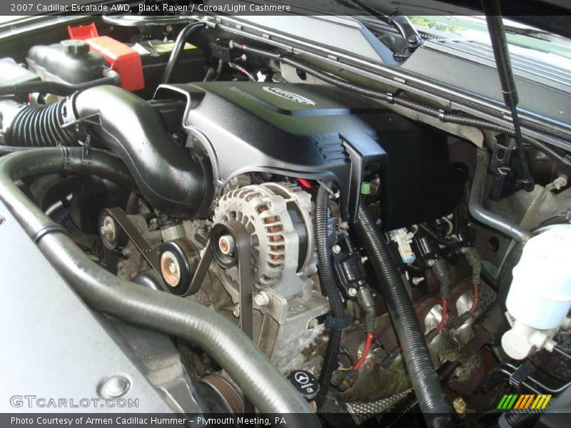 Black Raven / Cocoa/Light Cashmere 2007 Cadillac Escalade AWD