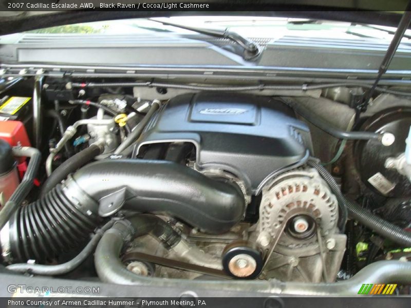 Black Raven / Cocoa/Light Cashmere 2007 Cadillac Escalade AWD