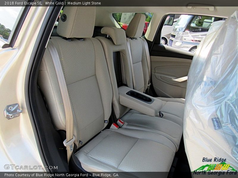 White Gold / Medium Light Stone 2018 Ford Escape SE