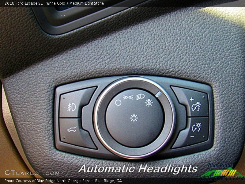 White Gold / Medium Light Stone 2018 Ford Escape SE