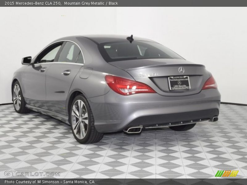 Mountain Grey Metallic / Black 2015 Mercedes-Benz CLA 250