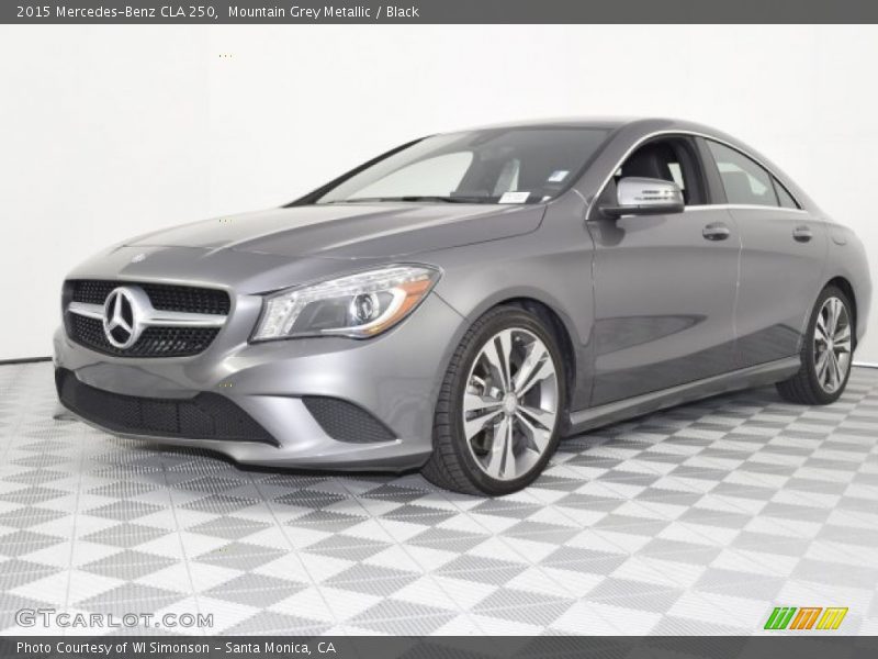 Mountain Grey Metallic / Black 2015 Mercedes-Benz CLA 250