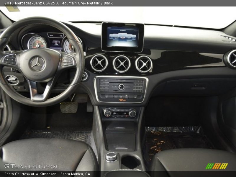 Mountain Grey Metallic / Black 2015 Mercedes-Benz CLA 250