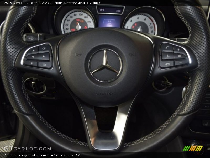 Mountain Grey Metallic / Black 2015 Mercedes-Benz CLA 250