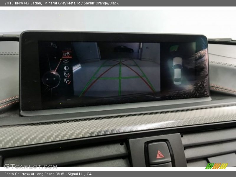 Mineral Grey Metallic / Sakhir Orange/Black 2015 BMW M3 Sedan
