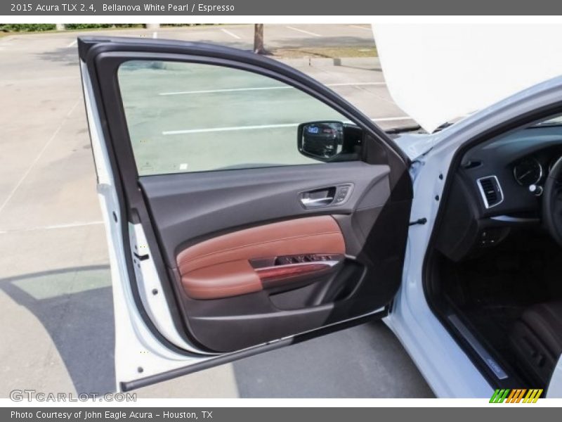 Bellanova White Pearl / Espresso 2015 Acura TLX 2.4